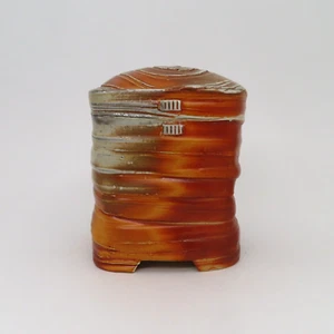Tom White Studio Ceramic Handmade Thrown Stoneware Lidded Box Candy Spice Jar - Bild 1 von 11