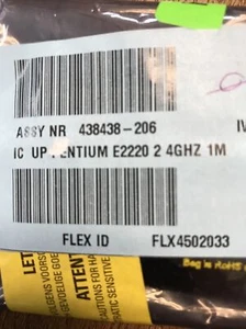 Intel E2220 Pentium Dual core SLA8W 2.4GHZ CPU Processor HP 438438-206 New - Picture 1 of 2