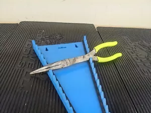 #az153 Snap On Tools 411CF Long Neck 35° Hi Viz HIVIZ YELLOW Needle Nose Pliers - Picture 1 of 17