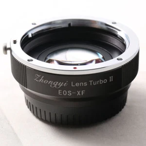 Zhongyi Lens Turbo II Focal Reducer Adapter Canon EOS EF to Fujifilm Fuji FX X - Picture 1 of 3