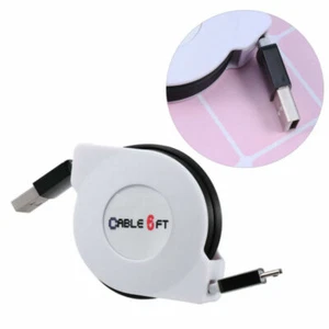 Retractable Charging Cable Usb Charging Cable Data Sync Cable Charger Cord - Photo 1 sur 15