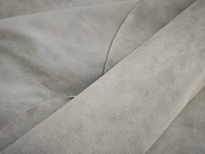 real gray suede goat skin leather hide - Picture 1 of 9