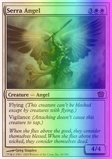 Magic the Gathering MTG Serra Angel (43) Ninth Edition   LP FOIL