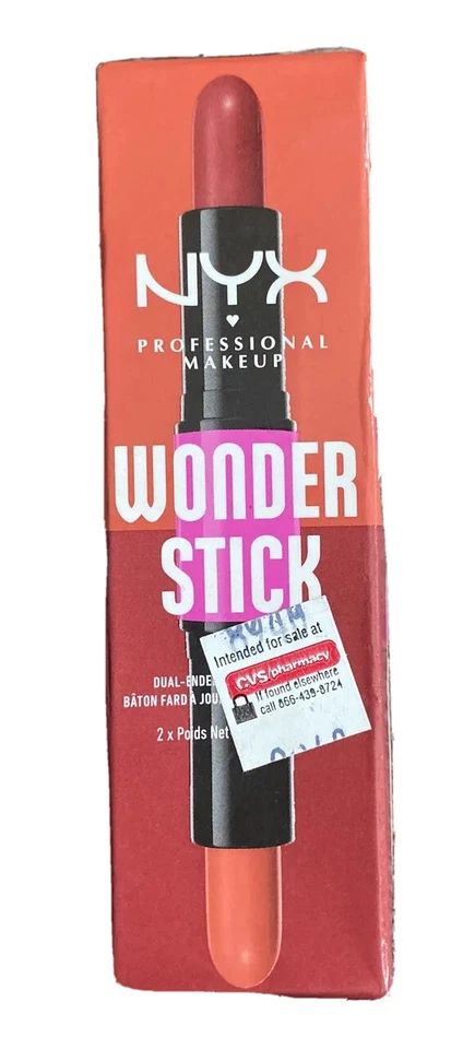 NYX PROFESSIONAL MAKEUP Wonder Stick Blush Dual-Ended Bright Amber Fuchsia WSB05