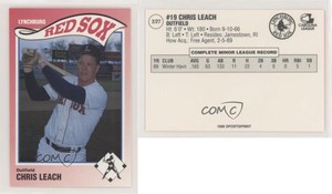 1990 Sportsprint Lynchburg Red Sox Chris Leach #2