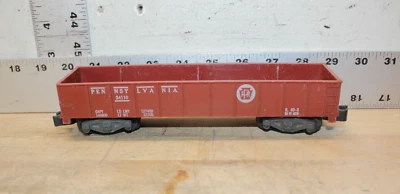 Vintage American Flyer S Gauge Pennsylvania Red Gondola Car #24110 - Image 1 of 4