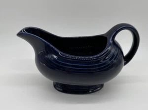 Beautiful Fiestaware Cobalt Blue Gravy Boat Fiesta Homer Laughlin Company HLC - Picture 1 of 13