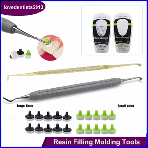 Dental Foam Pads Composite Resin Filling Spatula Handle OptraSculpt Kit Veneer - Picture 1 of 26
