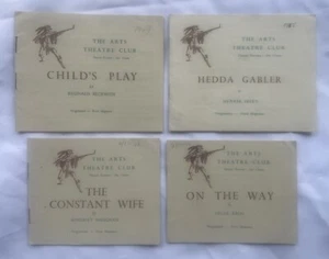 Selection Of 4 Theatre Programmes The Arts Theatre Club 1940's/50's - Picture 1 of 2