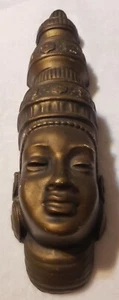 Vintage Ceramic Mid-Century Wall Decor African Princess Head - Bild 1 von 11