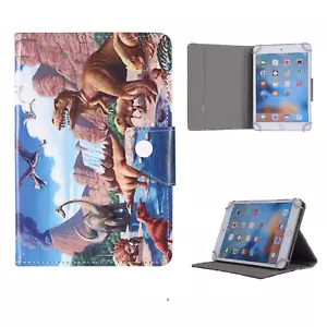 Custodia tablet dinosauri / cover bambini compatibile 9,7" 10,1" 10,2" 10,4" 10,5" Tab - Foto 1 di 12