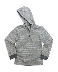 Sovereign Code Boys' Slubbed Striped French Terry Hoodie - Size 4 - Picture 1 of 1