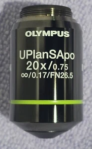 Olympus UPlanSApo 20x/0.75 ∞/0.17/FN26.5 UIS 2 Microscope Objective - Picture 1 of 8