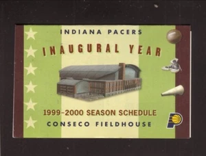 Indiana Pacers--1999-00 Pocket Schedule--WIBC - Picture 1 of 2