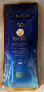 Shiseido Clear Sunscreen Stick SPF 50 For Face & Body - Size 20 g / 0.7 Oz. - Picture 1 of 4