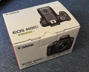 Canon 3011C006AA EOS 4000D DSLR Camera with 18 - 55mm Lens - Black Kit - Picture 1 of 3
