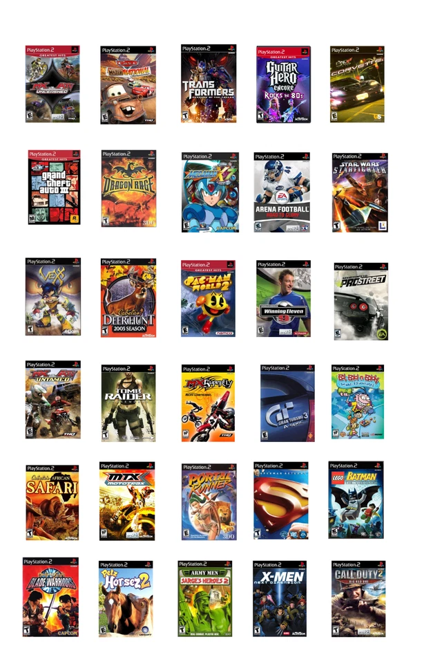 PlayStation 2 PS2 Games (A-M) Free Shipping -Pick & Choose -Good Refurbished - Image 1 of 1