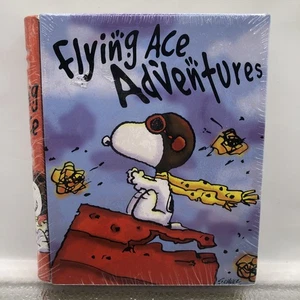 Peanuts Flying Ace Adventures (Tin NEW) Snoopy Red Baron Charlie Brown CM Schulz - Picture 1 of 6