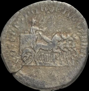 Dinar Trajano Imperial Romano Raro - Imagen 1 de 3