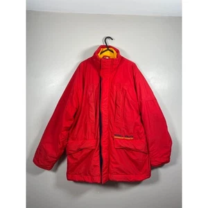 Russell Athletic Coat Size Small Red Fleece Lined Vintage Retro Embroidered USA - Picture 1 of 20