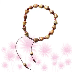 Pulsera Bodhi Cuentas Budismo Oración Cuentas Muñeca Envoltura Pulsera Oración - Imagen 1 de 11
