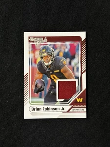2024 Panini Donruss - Donruss Threads Brian Robinson Jr. #DTH-BRJ (MEM) - Imagen 1 de 2
