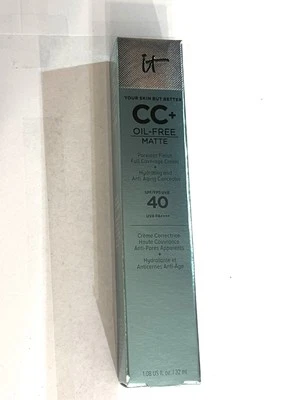 it Cosmetics CC DEEP Oil-Free Matte SPF 40 Poreless Finish Full Coverage - Image 1 of 4