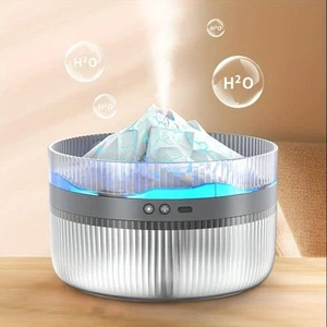 Humidificador de Aire Volcano 2 Colores LED 2L Gran Capacidad con Temporizador Dormitorio Oficina - Imagen 1 de 5