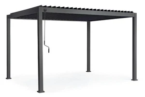 Bizzotto Pergola Ocean 3 x 4 Mt Antracite - Imagen 1 de 11