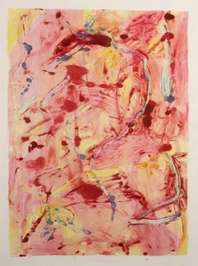 Dana Gordon, Abstract VI, Monotypie auf Webpapier - Bild 1 von 6