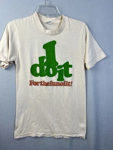 70's Putt Putt Golf Course " I Do It For The Fun Of IT" T Shirt Small 34/36 VTG - Picture 1 of 10