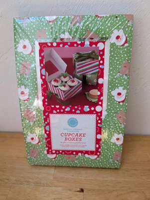 Martha Stewart Christmas 6 Cupcake Boxes For 4 Cupcakes  - Image 1 of 4
