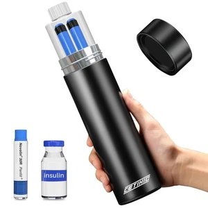 48H Insulin Pens Cooler Travel Case TSA Approved Diabetic Medicine Travel Coo... - Picture 1 of 8