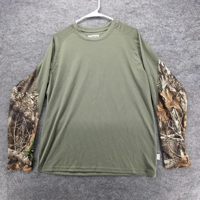 Magellan Outdoors Shirt Mens Medium Green Camo Long Sleeve Performance Hunting - Image 1 of 4