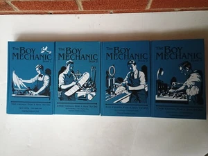 THE BOY MECHANIC Things For a Boy To Do (4 Book Set) 1999 Reprint Blue Hardbound - Picture 1 of 6