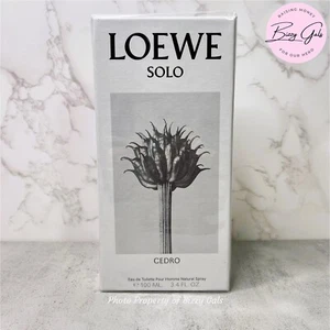 Loewe Solo Cedro Pour Homme 3.4 OZ. EDT Spray SEALED NIB - Picture 1 of 2