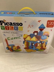 PicassoTiles 120 Stck. 3D Bausteine Konstruktionsspielzeug Set Pädagogisch Lernen - Bild 1 von 8