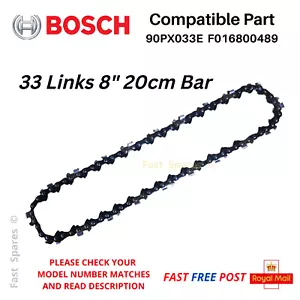 BOSCH Universal Chain Pole 18 Chainsaw Chain 20cm 8" 33 Link FAST POST - Picture 1 of 4