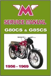 MATCHLESS Workshop Manual G85CS G80CS 1965 1966 1967 1968 1969 Service & Repair - Picture 1 of 8