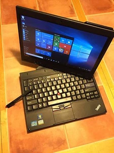 Lenovo ThinkPad X220 Laptop Tablet Core i7 8gb 240GB SSD Windows 10 Touch IPS - Picture 1 of 7