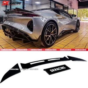 Fit For 2023-2025 Lotus Emira NEW Style Gloss Black Rear Trunk Lid Spoiler Wing - Picture 1 of 5