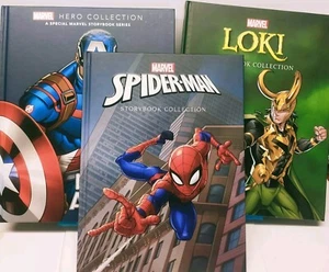 Marvel Hero Collection Lot Of 3 - Child Readers Storybook Spiderman Loki - Picture 1 of 7