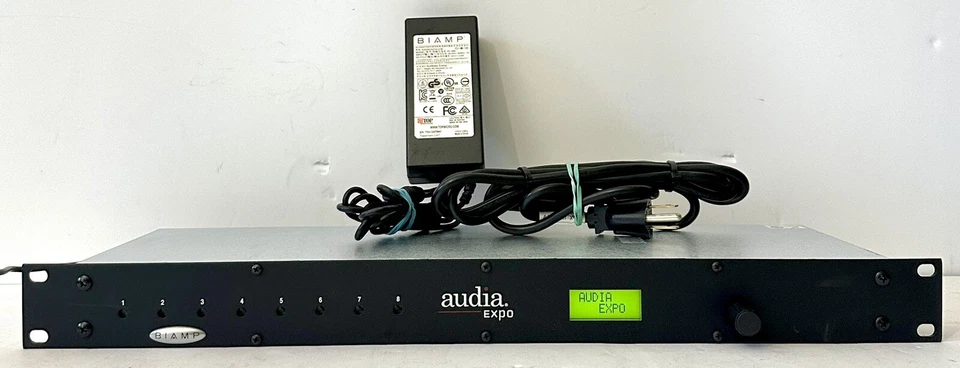 Biamp Systems Audia Expi 8 Channel Audio Output Module AudiaEXPO Rackmount Mixer - Image 1 of 4