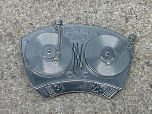 DJ Turn Tables Spinning Belt Buckle Rock Rebel The Originator Vintage - Picture 1 of 2