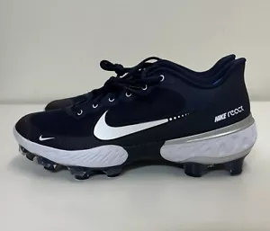 Nike Alpha Huarache 3 Elite Low MCS Sz 11 Navy Blue Baseball Cleats CZ4453-400 - Picture 1 of 12