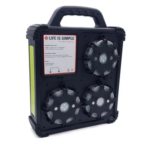 Powerflare Plus Smart Sync 6er Tragekoffer schwarz unterschiedliche Leuchtfarben - Bild 1 von 5
