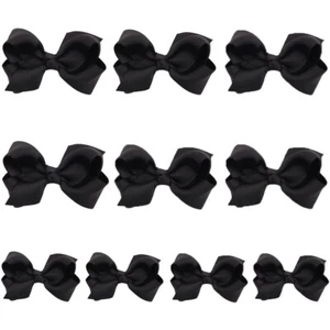 10 Packs Baby Kid Toddler Children Cute Hairpins Hair Clips Bow Ribbon Headwear - Picture 1 of 12