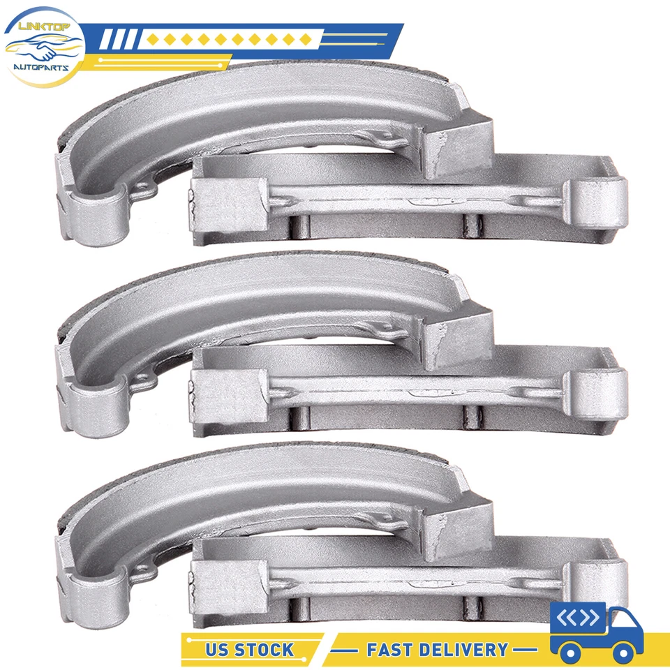 Brake Shoes 3 Pair For Honda TRX300FW 4x4 FourTrax 300 1988 1990-00 Semi-Metal - Imagem 1 de 1