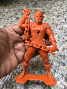 VINTAGE MEXICAN BOOTLEG FIGURE IRON-MAN SUPERHEROES AVENGERS COMICS 80s MARX TOY - Picture 1 of 4