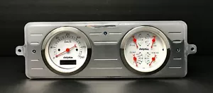 1939 CHEVY CAR DASH PANEL GAUGE CLUSTER QUAD STYLE PROGRAMMABLE METRIC - Picture 1 of 7